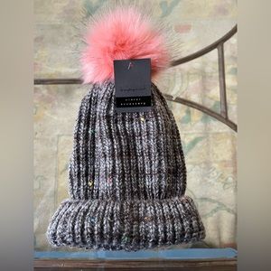 NWT- Do Everything In Love beanie hat with Pom Pom